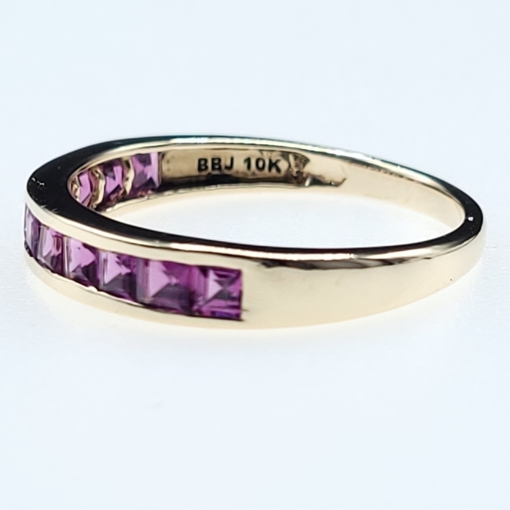 10k purple garnet ring - Picture 5 of 15